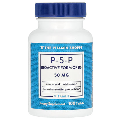 The Vitamin Shoppe, P-5-P, 50 mg, 100 Tablets