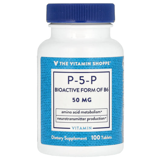 The Vitamin Shoppe, P-5-P, 50 mg, 100 Tablets