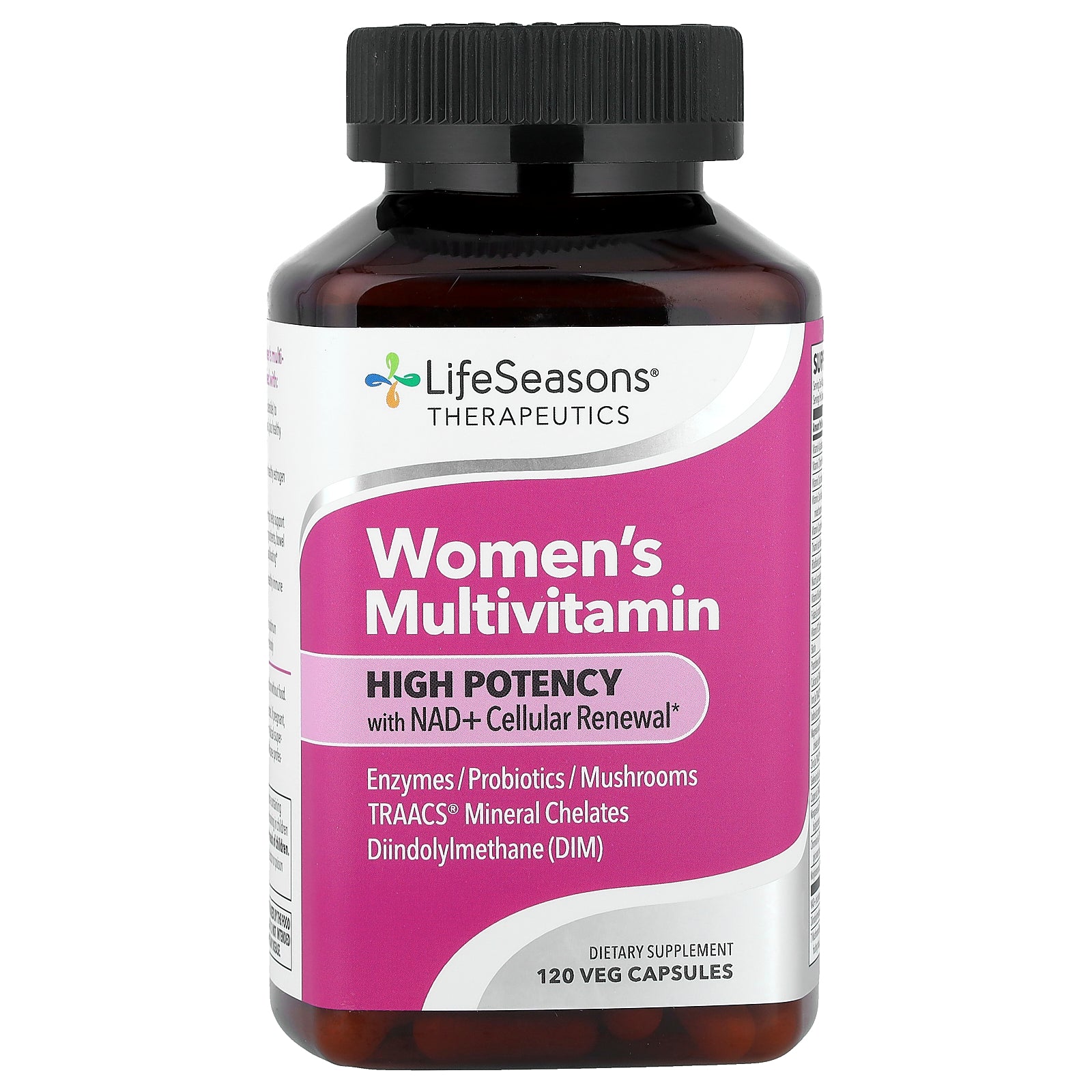 LifeSeasons, Therapeutics, Women's Multivitamin, High Potency, 120 Veg Capsules