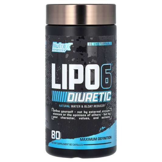 Nutrex Research, LIPO-6 Diuretic, 80 Capsules