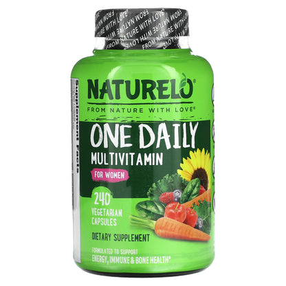 NATURELO, One Daily Multivitamin, For Women, 240 Vegetarian Capsules