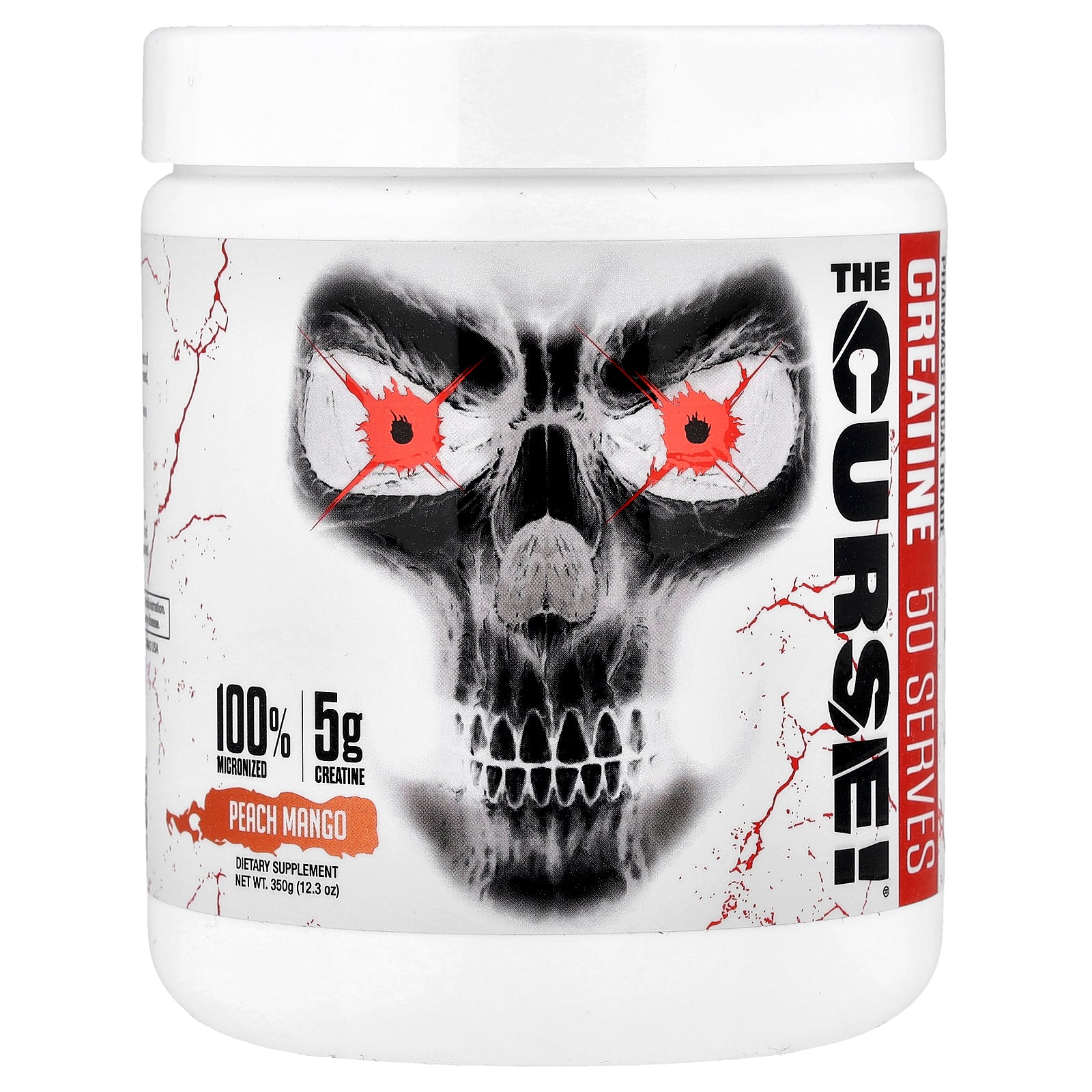 JNX Sports, The Curse!®, Creatine, Peach Mango, 12.3 oz (350 g)