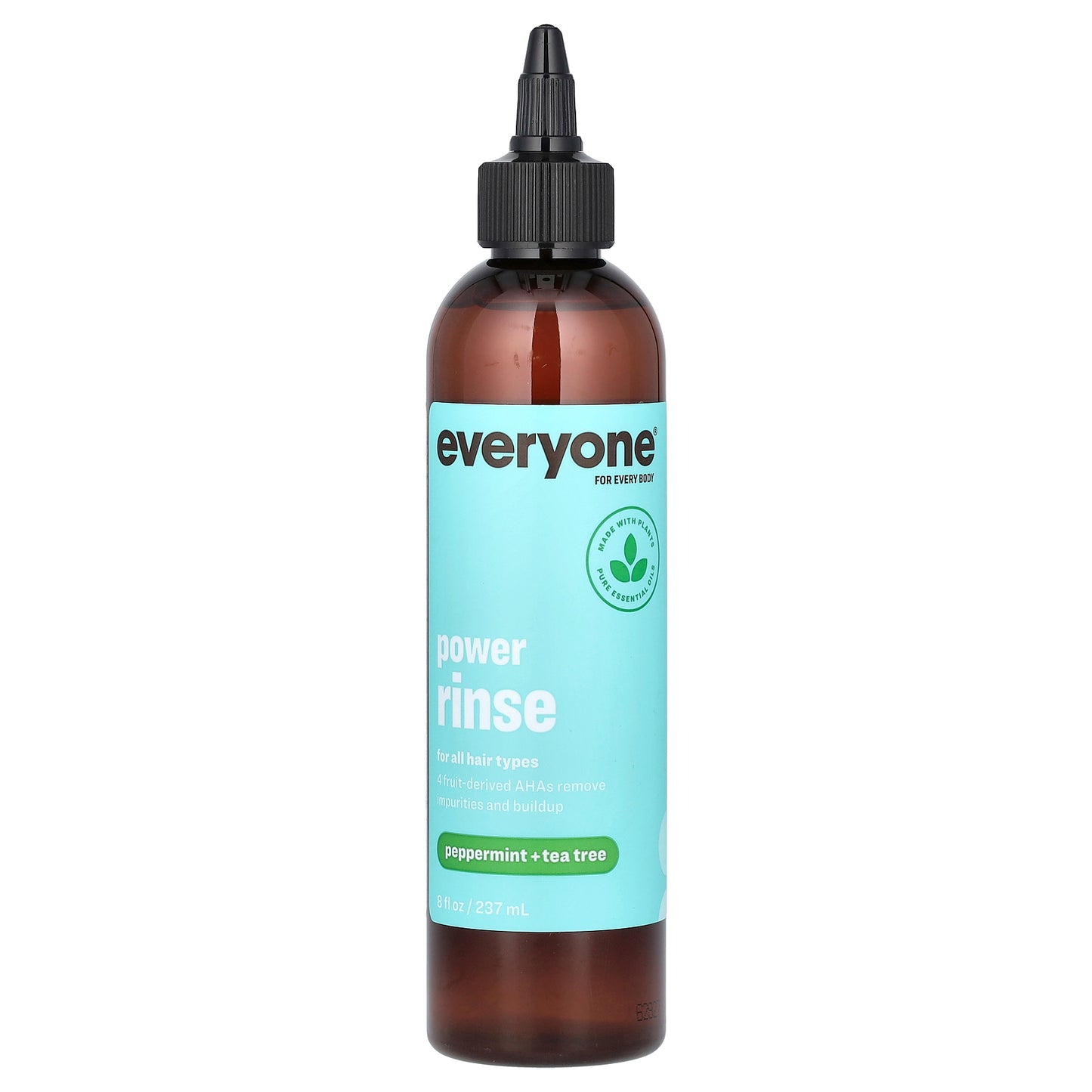 Everyone, Power Rinse, For All Hair Types, Peppermint + Tea Tree, 8 fl oz (237 ml)