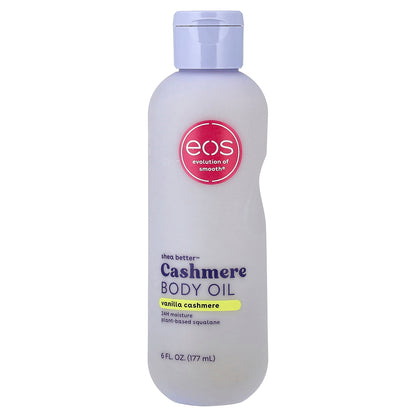 EOS, Shea Butter™ Cashmere Body Oil, Vanilla Cashmere, 6 fl oz (177 ml)