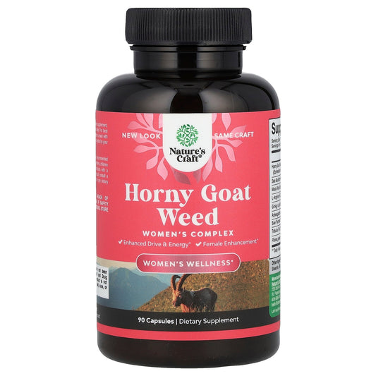 Nature's Craft, Horny Goat Weed, Women's Complex, 90 Capsules
