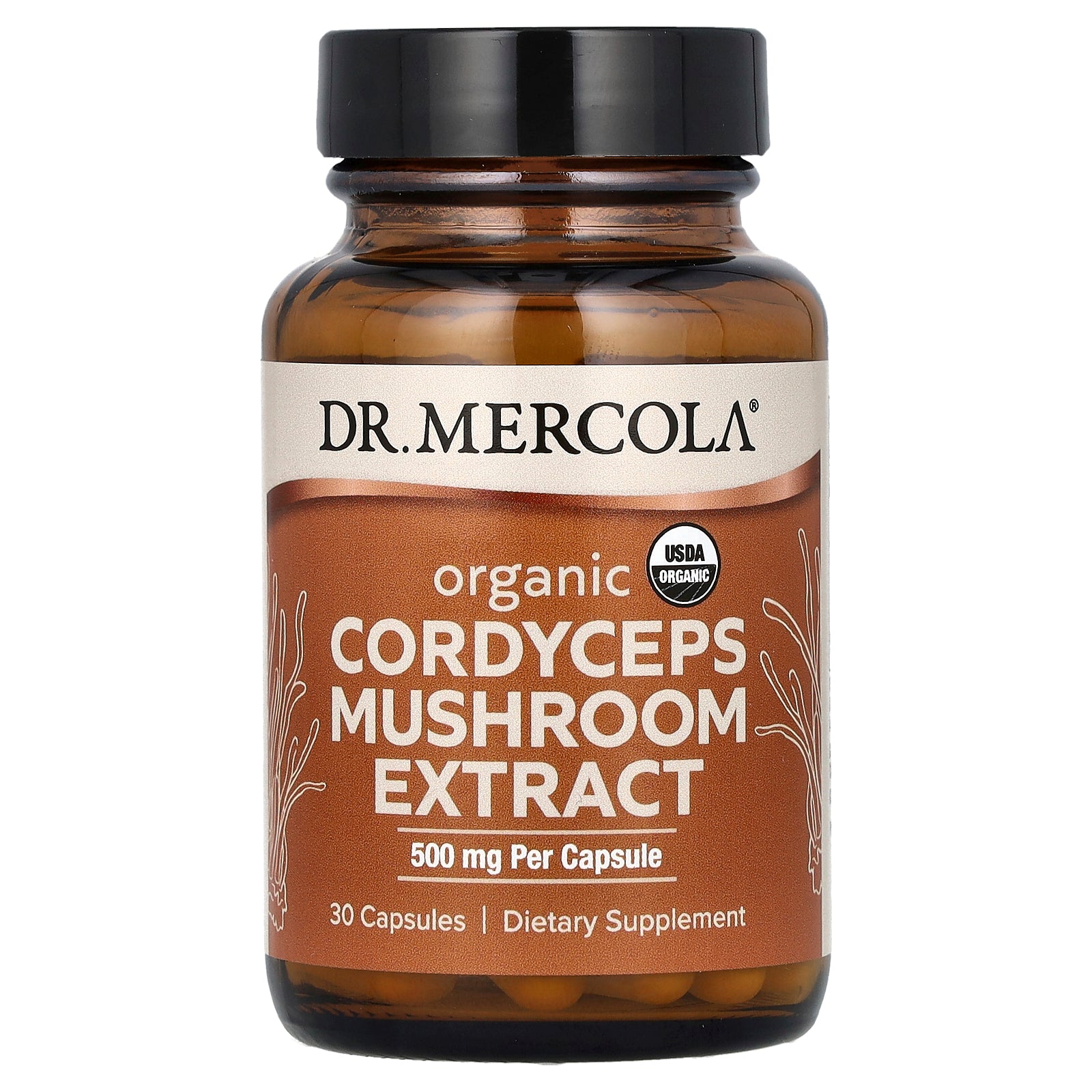 Dr. Mercola, Organic Cordyceps Mushroom Extract, 30 Capsules