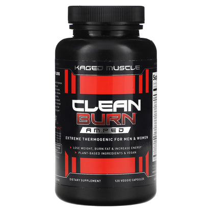 Kaged, Clean Burn Amped, 120 Veggie Capsules