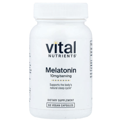 Vital Nutrients, Melatonin, 10 mg, 60 Vegan Capsules