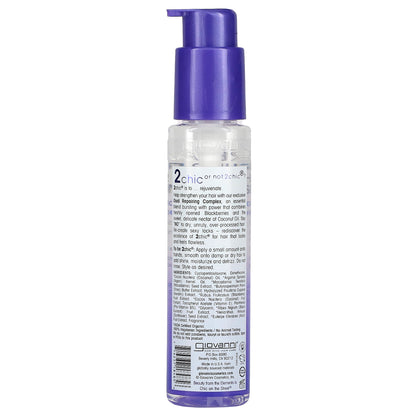 Giovanni, 2chic, Repairing Super Potion Hair Oil Serum, Blackberry + Coconut Oil, 2.75 fl oz (81 ml)