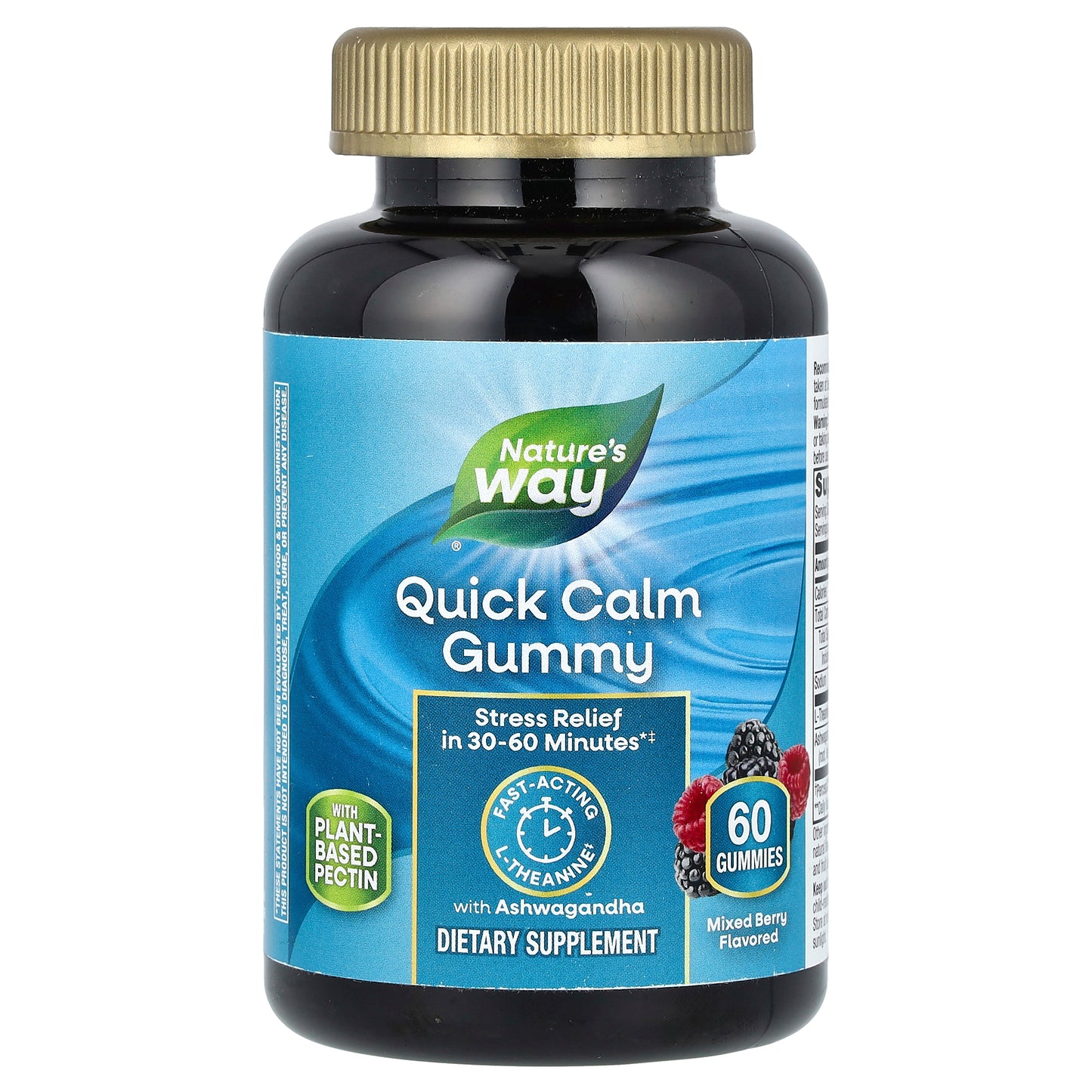 Nature's Way, Quick Calm Gummy, Mixed Berry, 60 Gummies