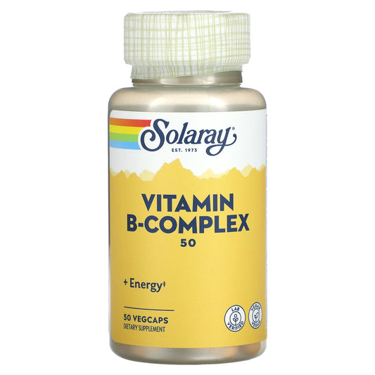 Solaray, Vitamin B-Complex, 50 mg, 50 VegCaps