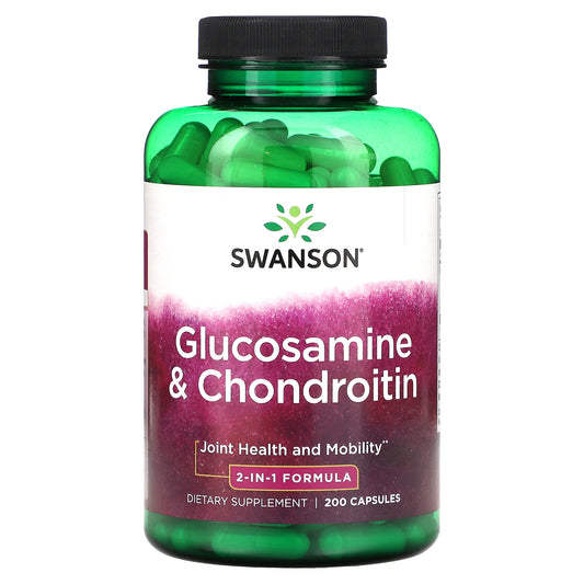 Swanson, Glucosamine & Chondroitin, 200 Capsules