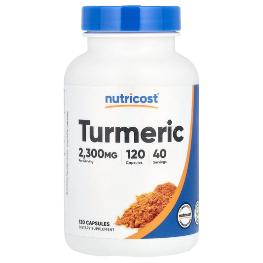 Nutricost, Turmeric, 120 Capsules