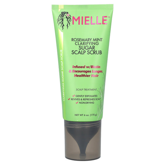 Mielle, Clarifying Sugar Scalp Scrub, Rosemary Mint, 6 oz (170 g)