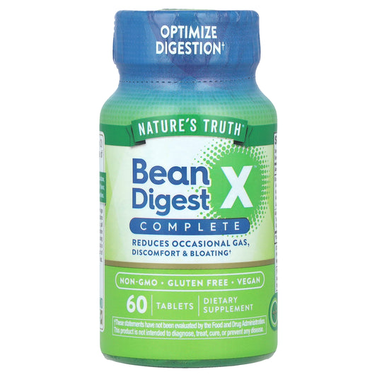 Nature's Truth, Bean Digest X™ Complete, 60 Tablets