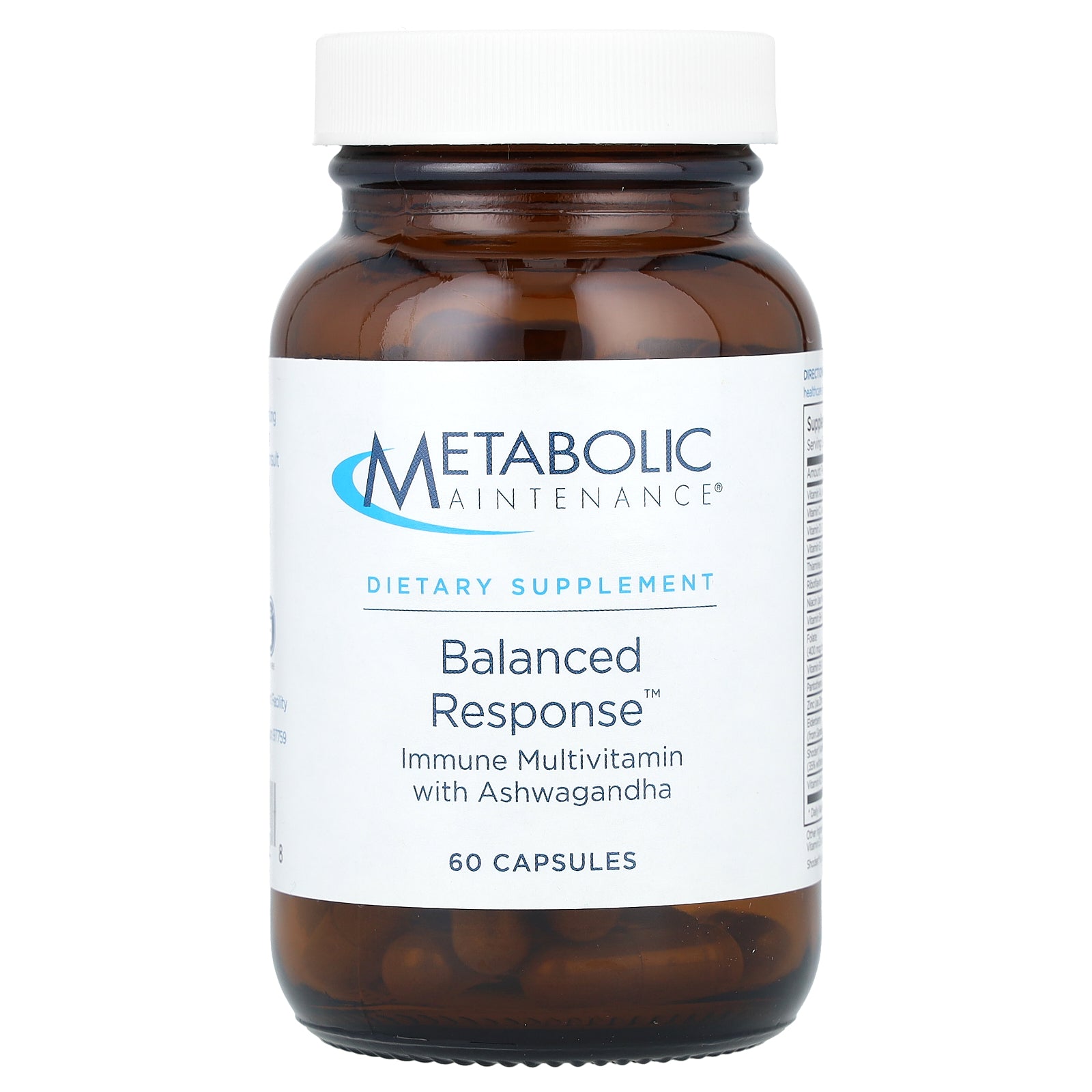 Metabolic Maintenance, Balanced Response, 60 Capsules