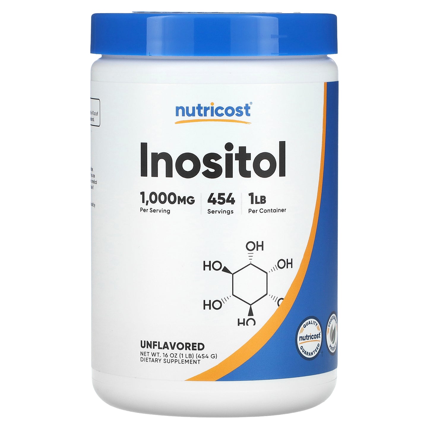 Nutricost, Inositol, Unflavored, 16 oz (454 g)
