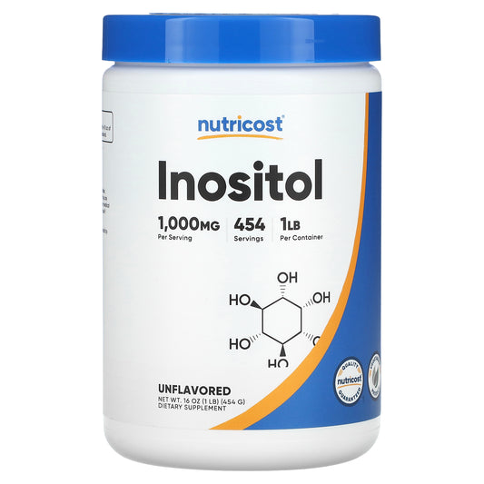 Nutricost, Inositol, Unflavored, 16 oz (454 g)