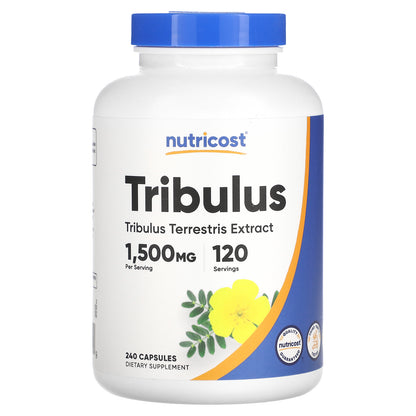 Nutricost, Tribulus, 240 Capsules (750 mg per Capsule)