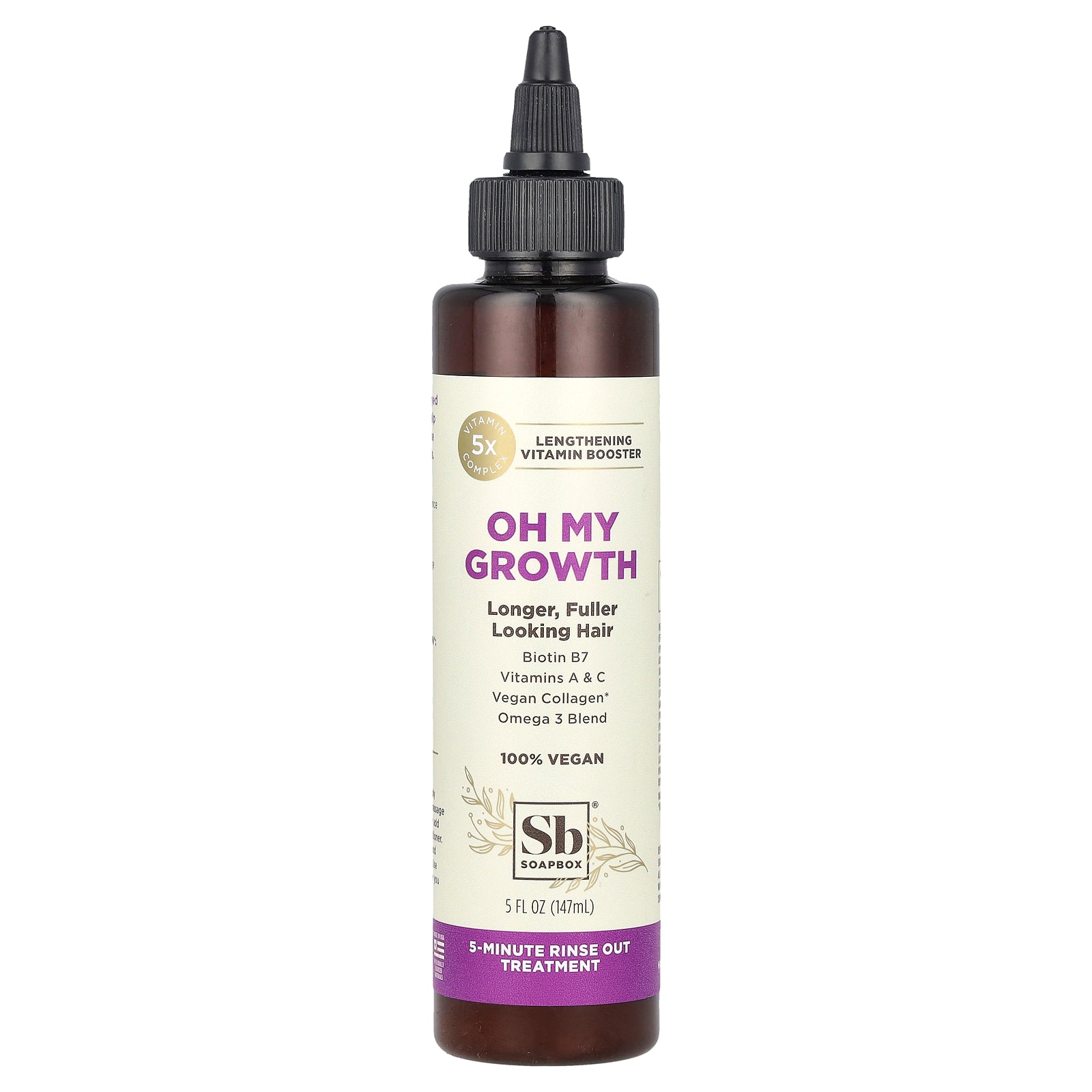 Soapbox, Oh My Growth, Lengthening Vitamin Booster, 5 fl oz (147 ml)