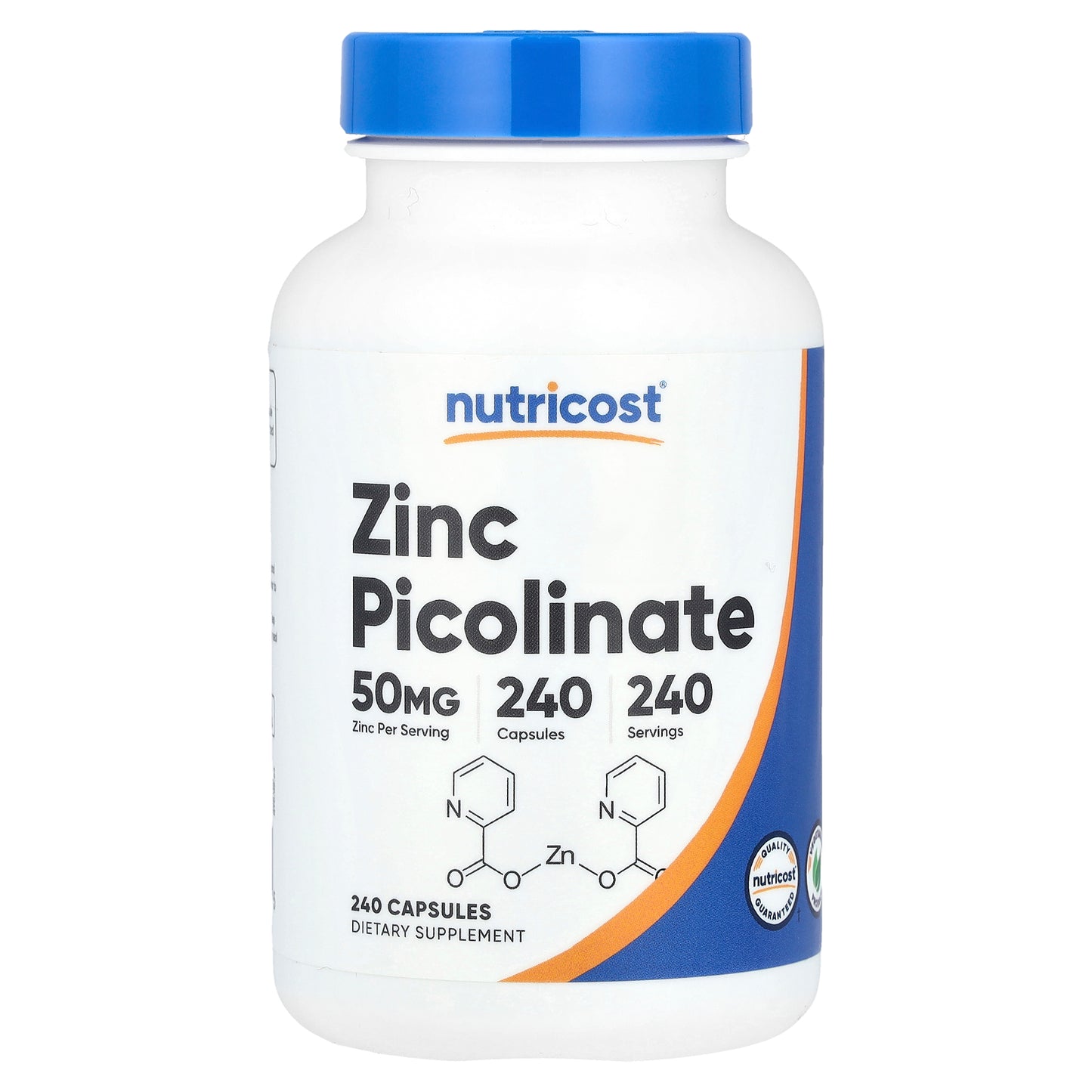 Nutricost, Zinc Picolinate, 50 mg, 240 Capsules