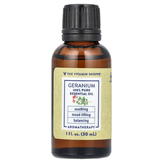 The Vitamin Shoppe, 100% Pure Essential Oil, Geranium , 1 fl oz (30 ml)