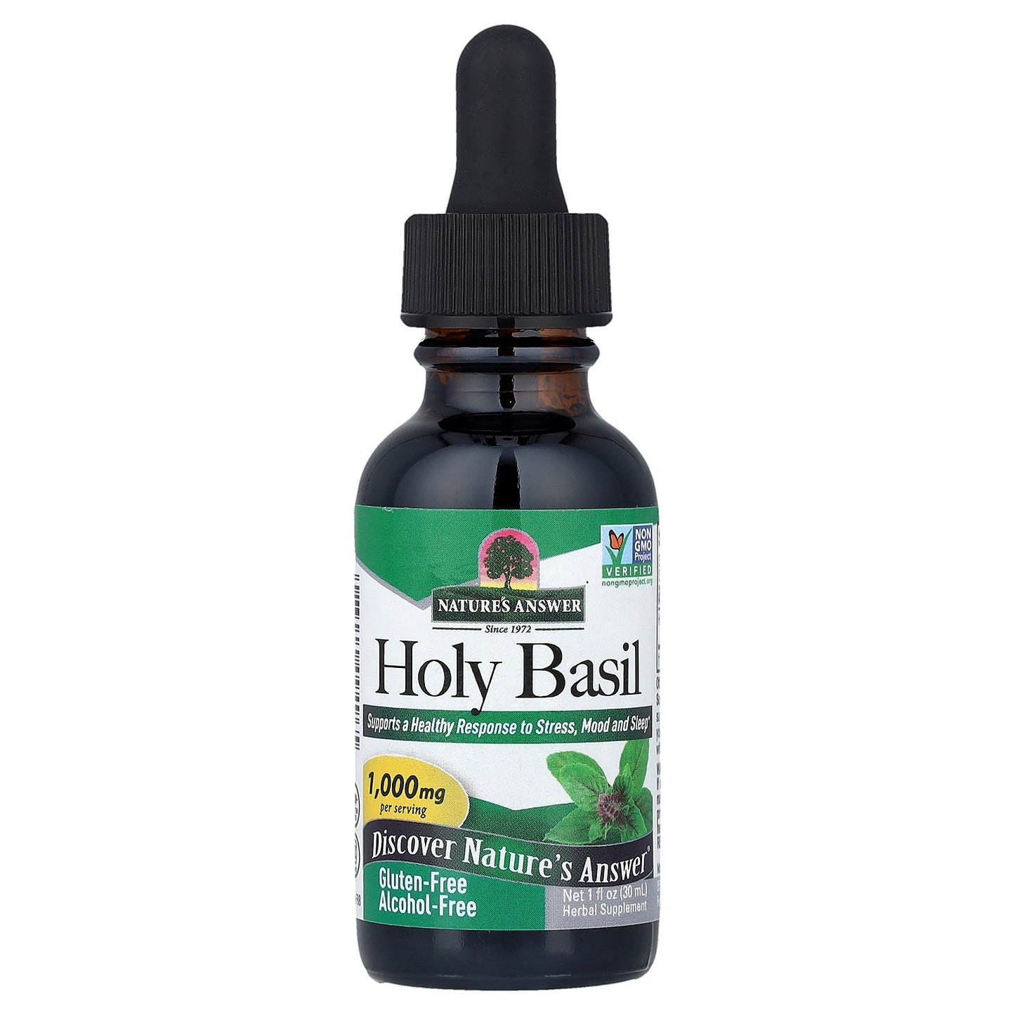 Nature's Answer, Holy Basil, Alcohol Free, 1 fl oz (30 ml)