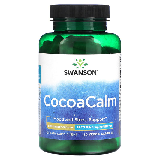 Swanson, CocoaCalm, 500 mg, 120 Veggie Capsule