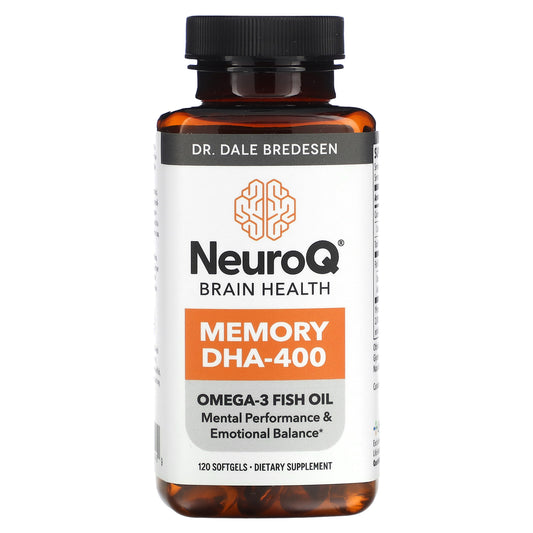 LifeSeasons, NeuroQ Brain Health, Memory DHA-400, 120 Softgels