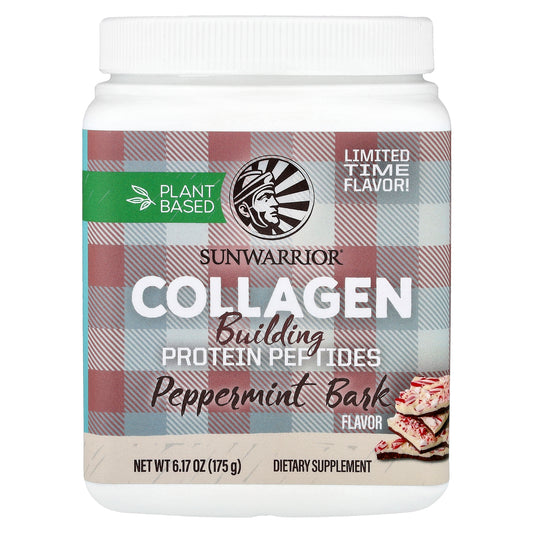 Sunwarrior, Plant Based Collagen, Peppermint Bark, 6.17 oz (175 g)