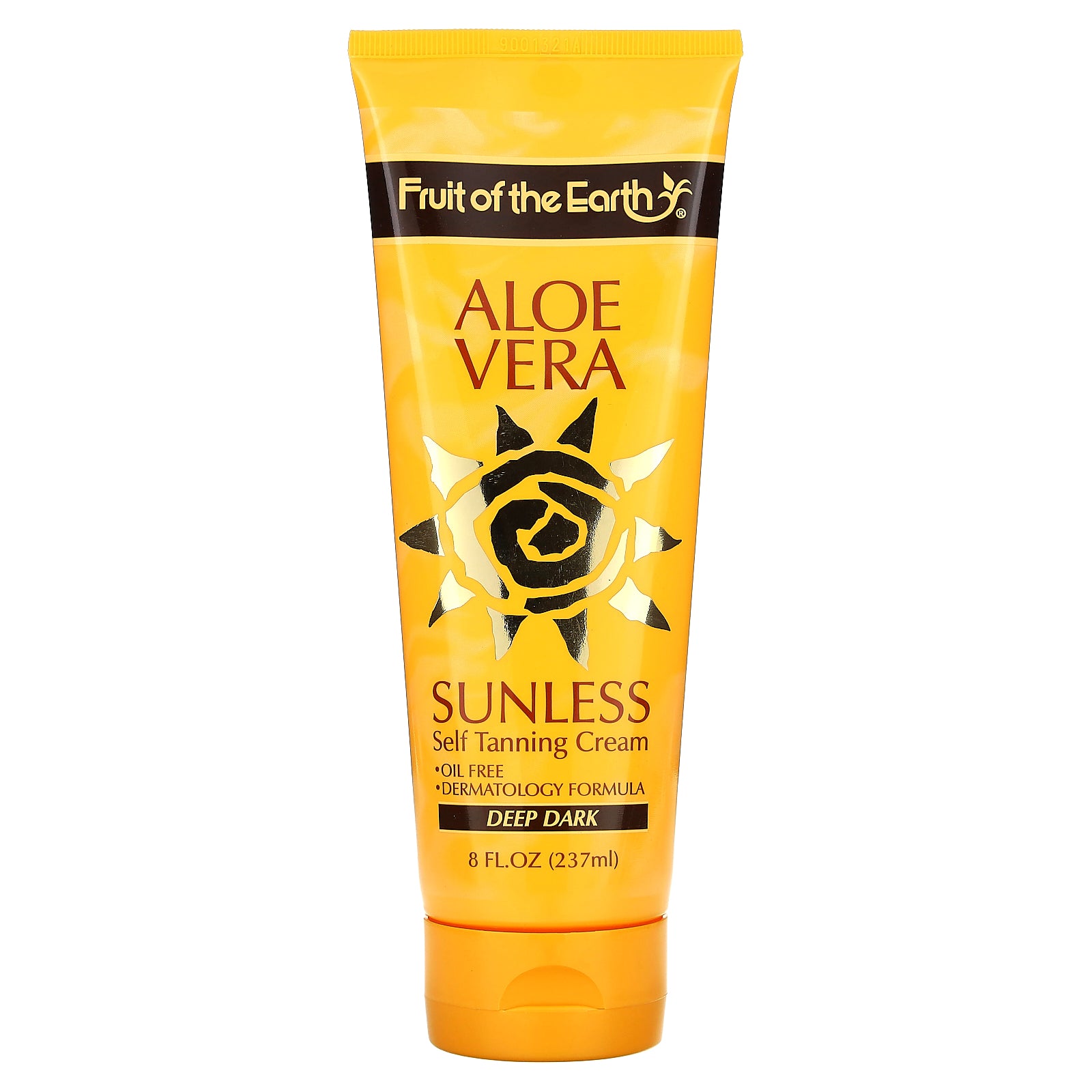 Fruit of the Earth, Aloe Vera Sunless Self Tanning Cream, Deep Dark, 8 fl oz (237 ml)