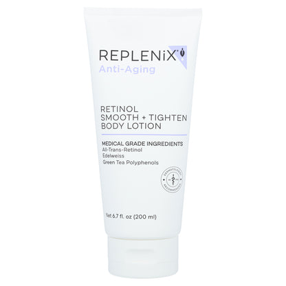 Replenix, Anti-Aging, Retinol Smooth + Tighten Body Lotion, 6.7 fl oz (200 ml)