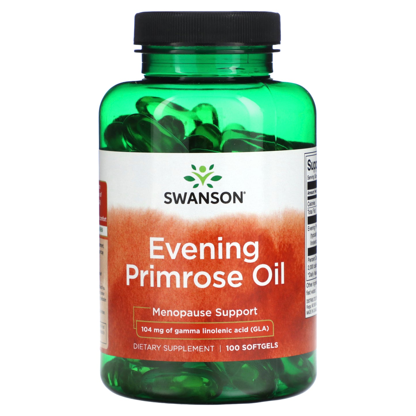 Swanson, Evening Primrose Oil, 104 mg , 100 Softgels