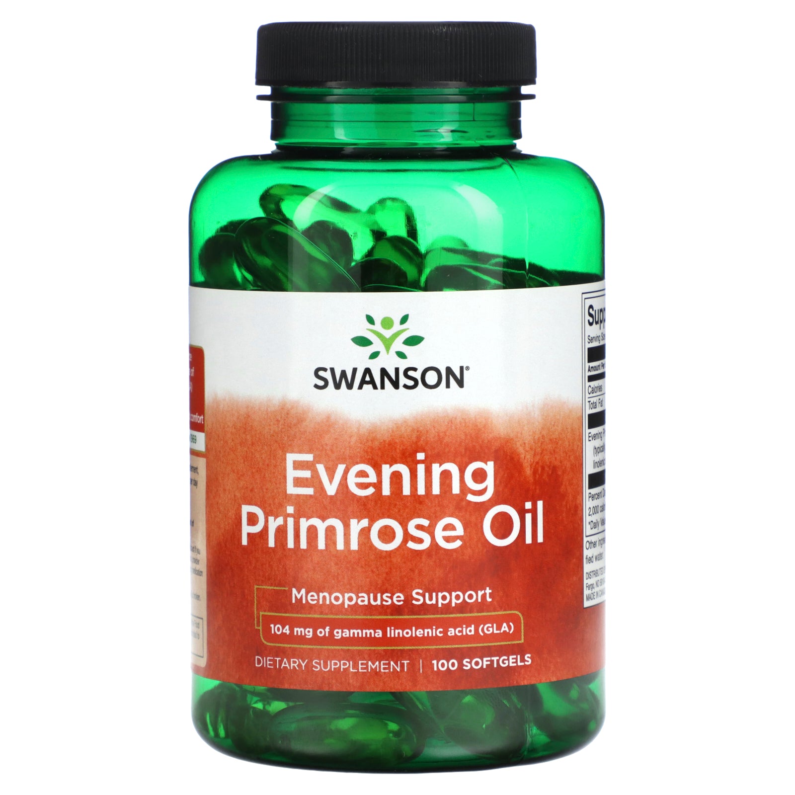 Swanson, Evening Primrose Oil, 104 mg , 100 Softgels