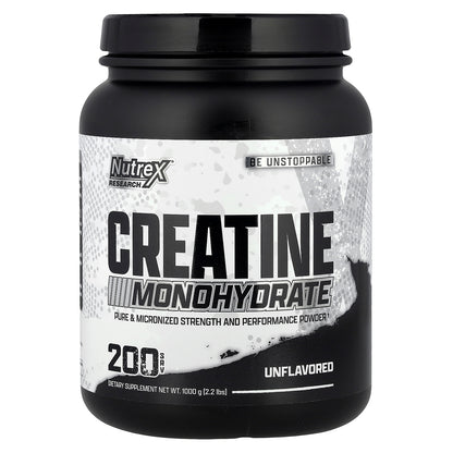 Nutrex Research, Creatine Monohydrate, Unflavored, 2.2 lbs (1,000 g)