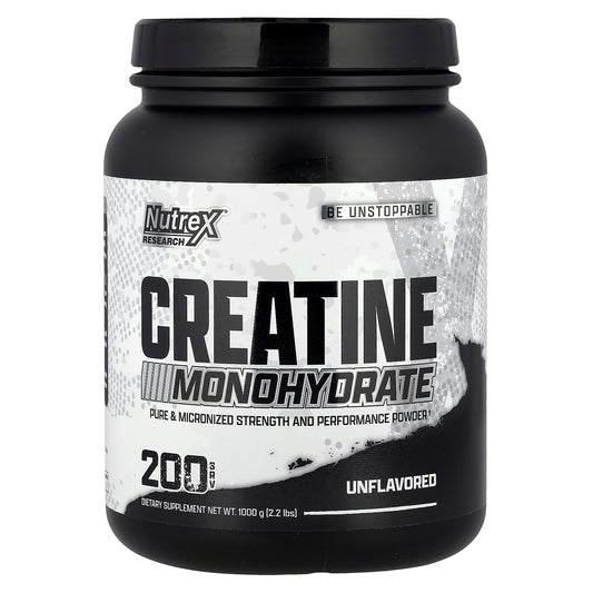 Nutrex Research, Creatine Monohydrate, Unflavored, 2.2 lbs (1,000 g)