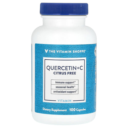 The Vitamin Shoppe, Quercetin + C, Citrus Free, 100 Capsules