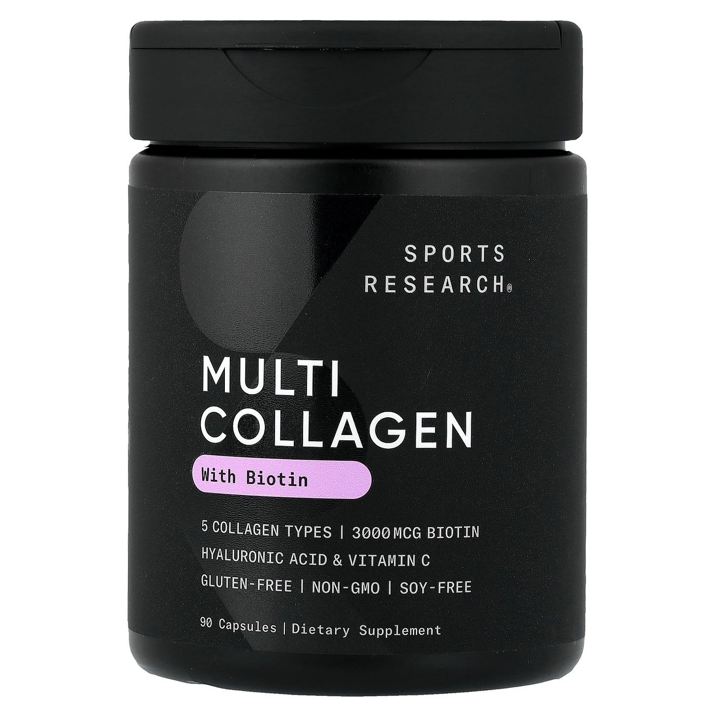 Sports Research, Multi Collagen With Biotin, 90 Capsules