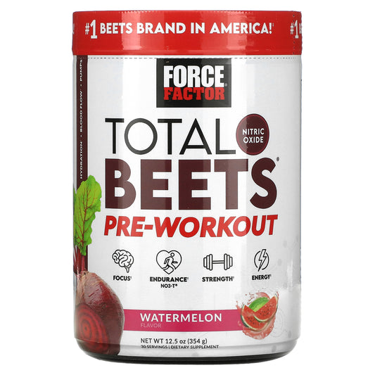 Force Factor, Total Beets®, Pre-Workout, Watermelon, 12.5 oz (354 g)