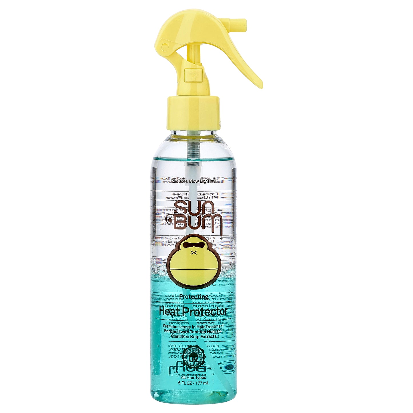 Sun Bum, Protecting, Heat Protector, Premium Leave In Hair Treatment, For All Hair Types, 6 fl oz (177 ml)