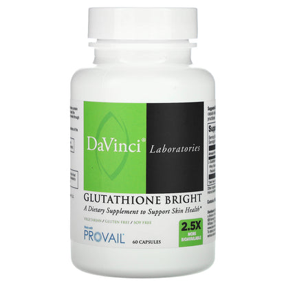 DaVinci Laboratories, Glutathione Bright, 200 mg, 60 Capsules