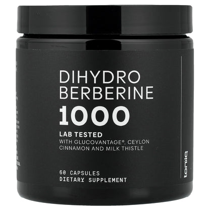 Toniiq, Dihydro Berberine 1000, 60 Capsules