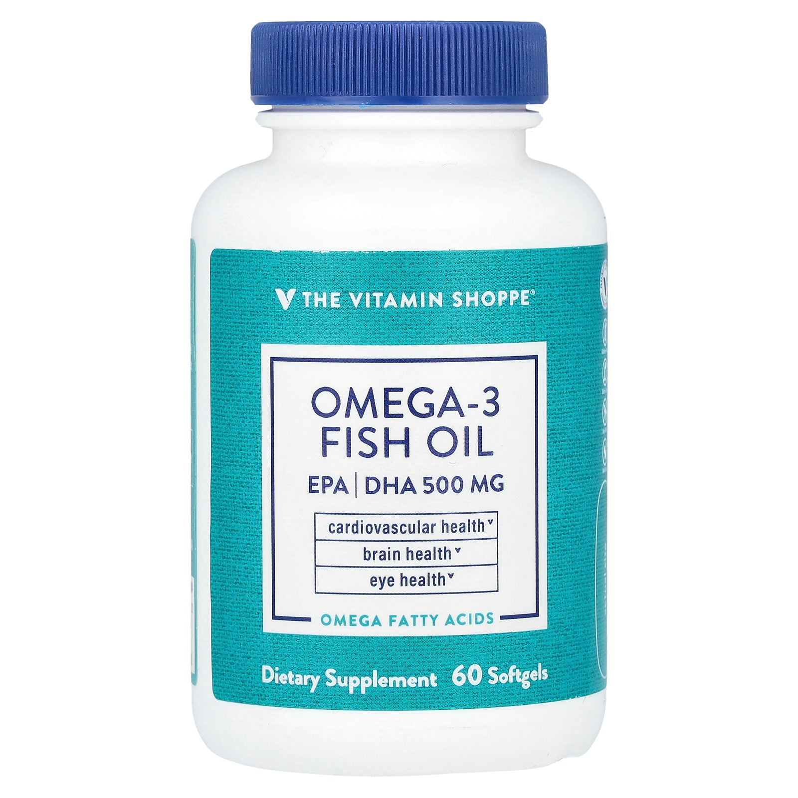 The Vitamin Shoppe, Omega-3 Fish Oil, 1,000 mg, 60 Softgels