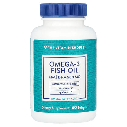 The Vitamin Shoppe, Omega-3 Fish Oil, 1,000 mg, 60 Softgels