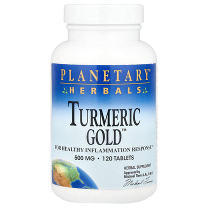 Planetary Herbals, Turmeric Gold™, 120 Tablets