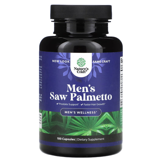 Nature's Craft, Men's Saw Palmetto , 100 Capsules