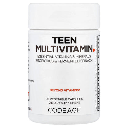 Codeage, Teen Multivitamin, 30 Vegetable Capsules