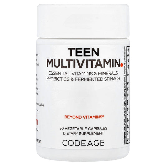 Codeage, Teen Multivitamin, 30 Vegetable Capsules