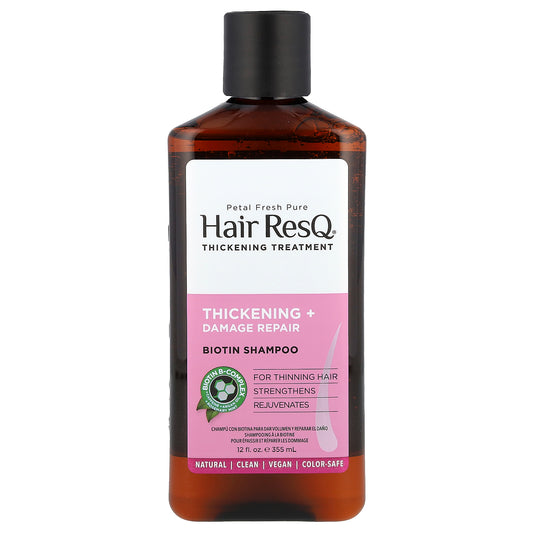 Petal Fresh, Hair ResQ®, Biotin Shampoo, Thickening + Damage Repair, 12 fl oz (355 ml)