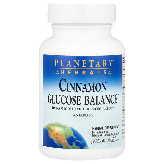 Planetary Herbals, Cinnamon Glucose Balance™, 45 Tablets